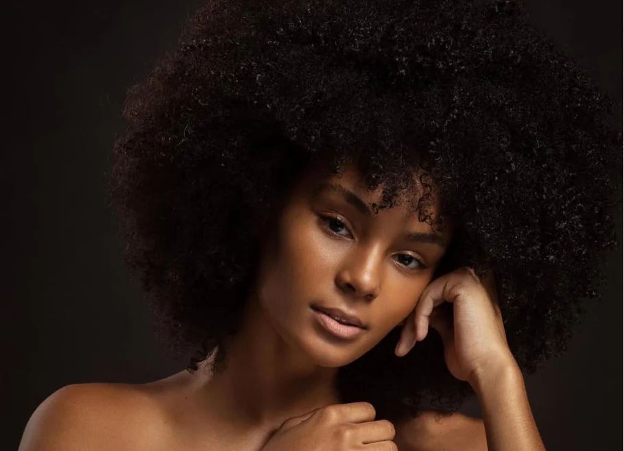 Luminous natural skin editorial portrait